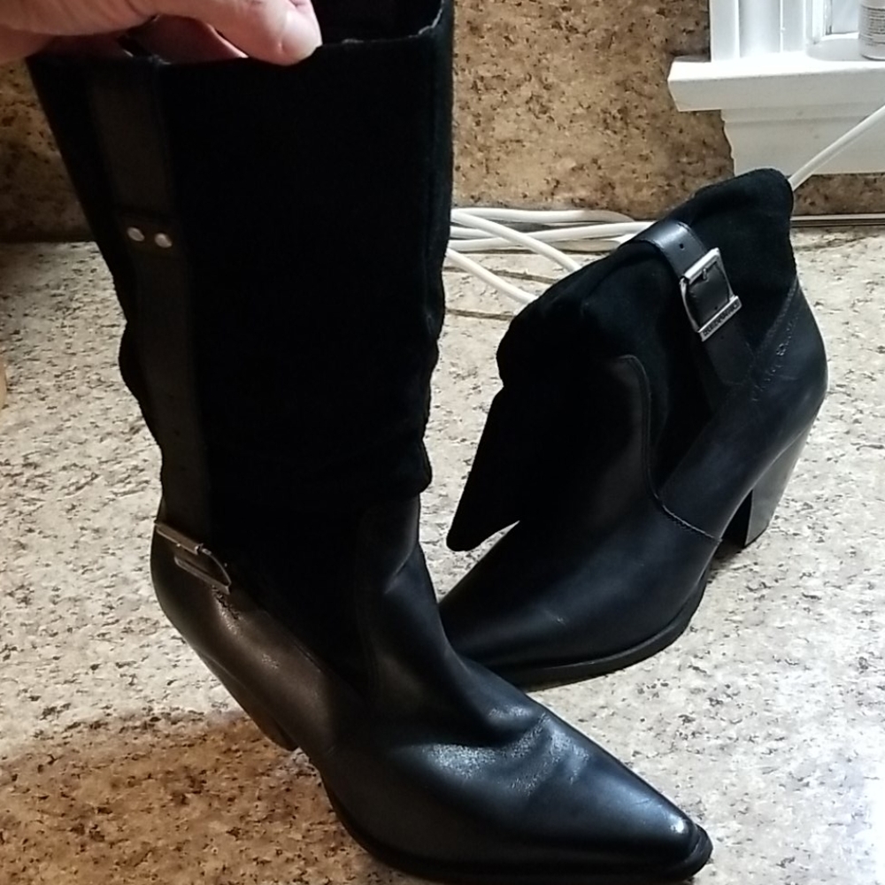 Harley Davidson Black Leather Boots